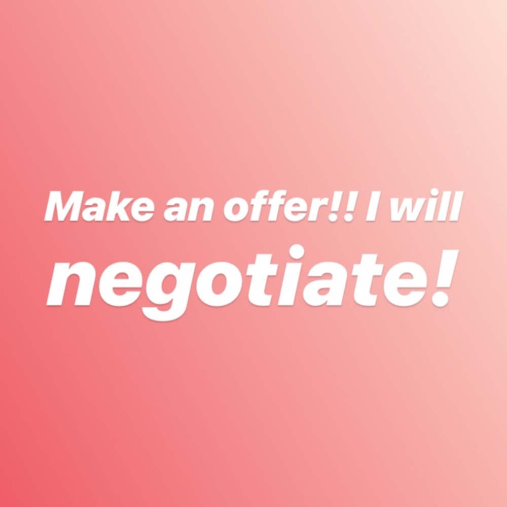 Make and offer!!